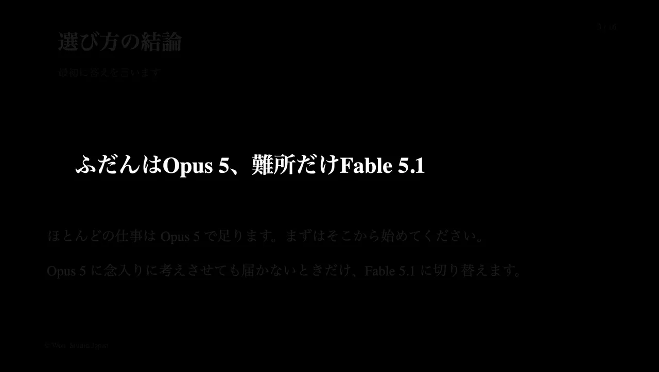 選び方の結論