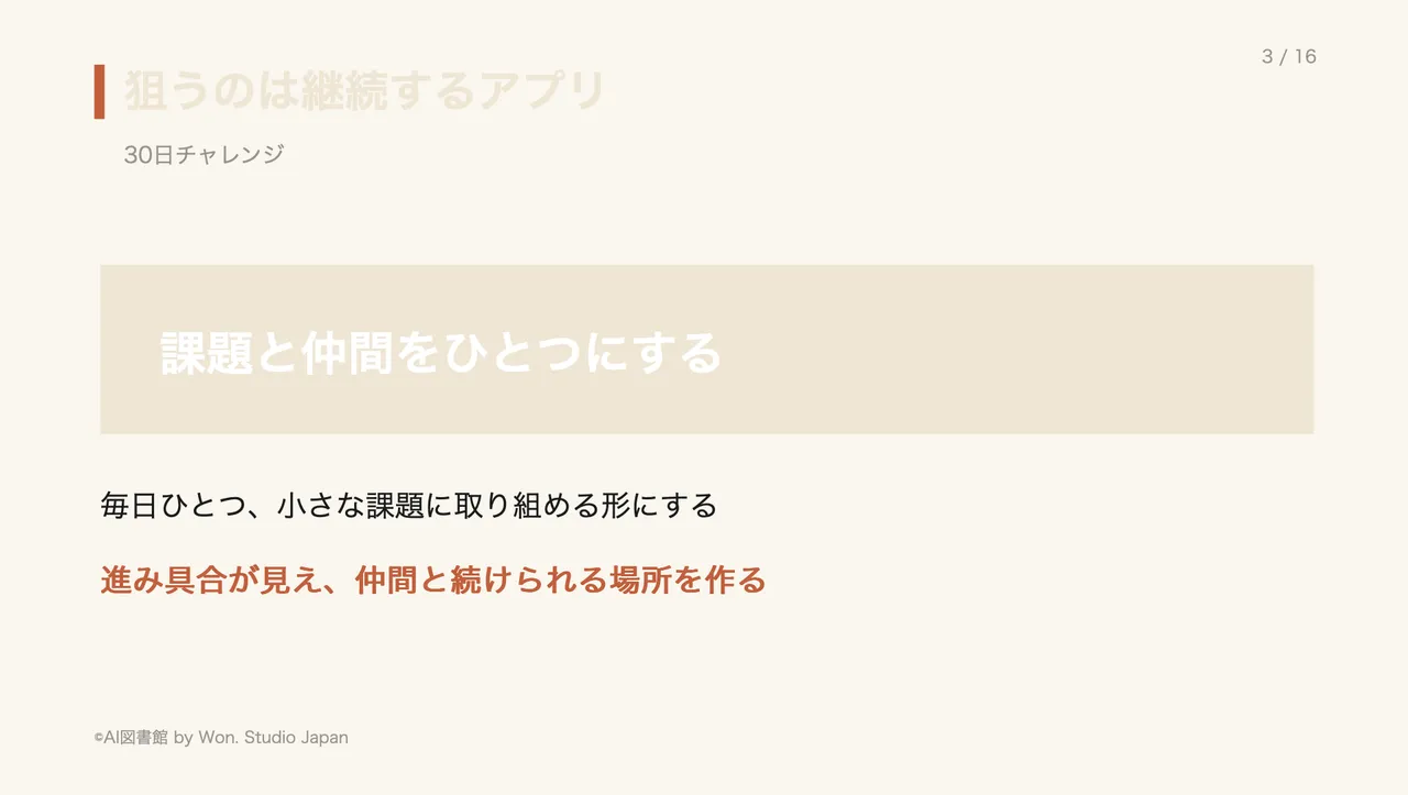 狙うのは継続するアプリ